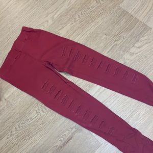 Wine Colored Jeggings